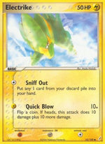 Electrike 52/100 - Crystal Guardians - Poke-Collect