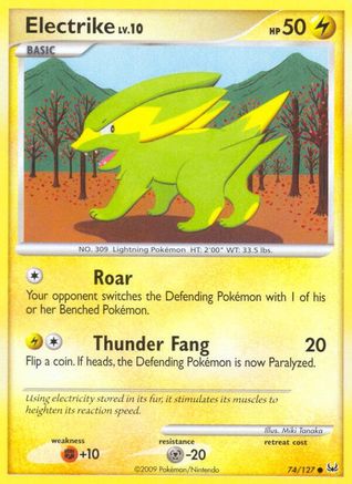 Electrike 74/127 - Platinum Reverse Holofoil - Poke-Collect