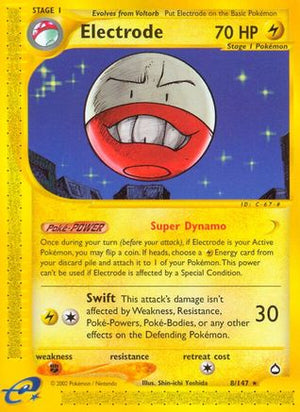 Electrode 8/147 - Aquapolis - Poke-Collect