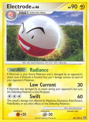 Electrode (36) 36/100 - Stormfront Reverse Holofoil - Poke-Collect