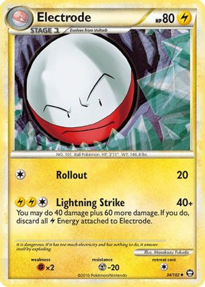 Electrode 34/102 - HSTriumphant Reverse Holofoil