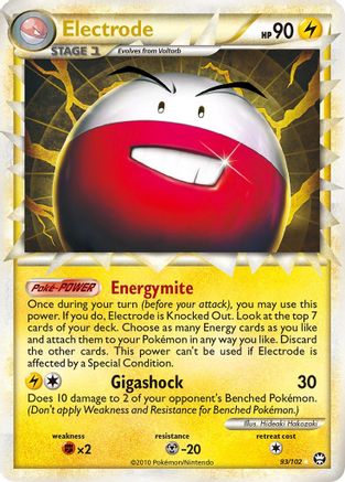 Electrode (Prime) 93/102 - Triumphant Holofoil - Poke-Collect