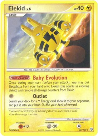 Elekid 48/130 - Diamond and Pearl - Poke-Collect