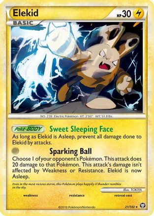 Elekid 21/102 - Triumphant Reverse Holofoil - Poke-Collect