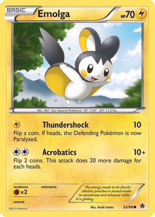 Emolga 32/98 - Emerging Powers - Poke-Collect