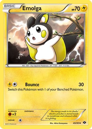 Emolga 49/99 - Next Destinies Reverse Holofoil - Poke-Collect