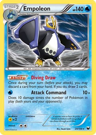 Empoleon 29/108 - Dark Explorers Reverse Holofoil - Poke-Collect