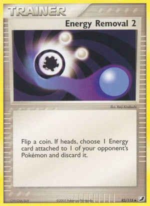 Energy Removal 2 82/115 - Unseen Forces Reverse Holofoil - Poke-Collect