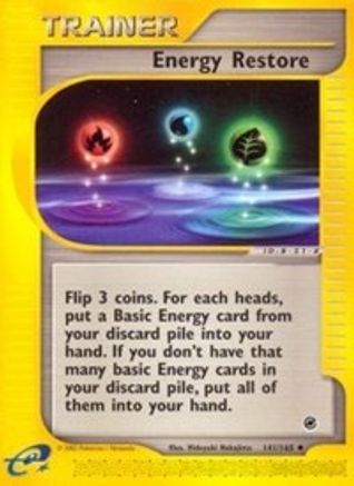 Energy Restore 141/165 - Expedition Reverse Holofoil - Poke-Collect