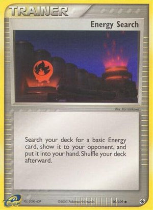 Energy Search 90/109 - Ruby and Sapphire Reverse Holofoil - Poke-Collect