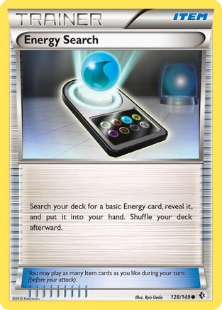 Energy Search 128/149 - Boundaries Crossed Reverse Holofoil - Poke-Collect