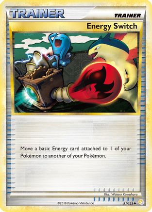 Energy Switch 91/123 - HeartGold SoulSilver - Poke-Collect