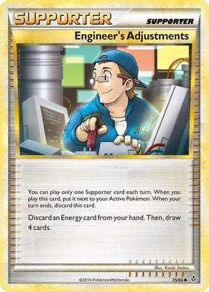 Engineer's Adjustments 75/95 - Unleashed Reverse Holofoil - Poke-Collect