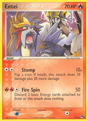 Entei 1/17 - POP Series 2 Holofoil - Poke-Collect