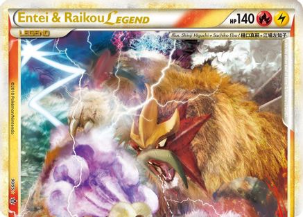 Entei & Raikou Legend (top) 90/95 - Unleashed Holofoil - Poke-Collect