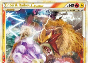 Entei & Raikou LEGEND 90/95 - HSUnleashed Holofoil