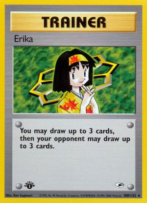 Erika (100) 100/132 - Gym Heroes Unlimited - Poke-Collect