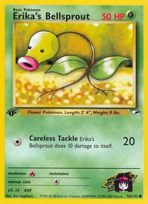 Erika's Bellsprout (76) 76/132 - Gym Heroes Unlimited - Poke-Collect