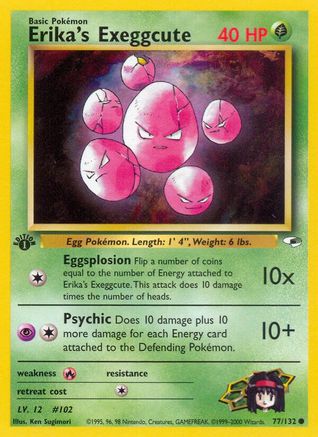Erika's Exeggcute (77) 77/132 - Gym Heroes Unlimited - Poke-Collect