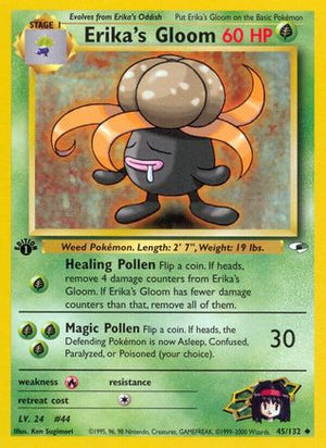 Erika's Gloom (45) 45/132 - Gym Heroes 1st Edition - Poke-Collect