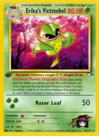 Erika's Victreebel 26/132 - Gym Heroes Unlimited - Poke-Collect