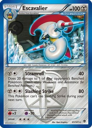 Escavalier (Team Plasma) 61/101 - Plasma Blast - Poke-Collect
