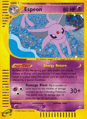 Espeon (H9) H9/147 - Aquapolis Holofoil - Poke-Collect