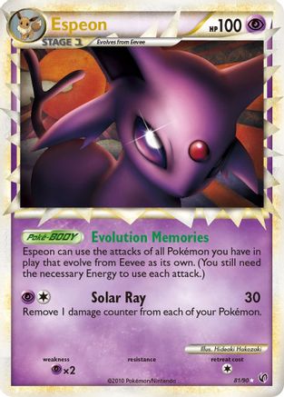 Espeon (Prime) 81/90 - Undaunted Holofoil - Poke-Collect