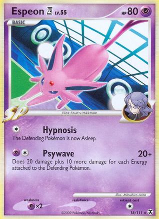 Espeon E4 18/111 - Rising Rivals Reverse Holofoil - Poke-Collect