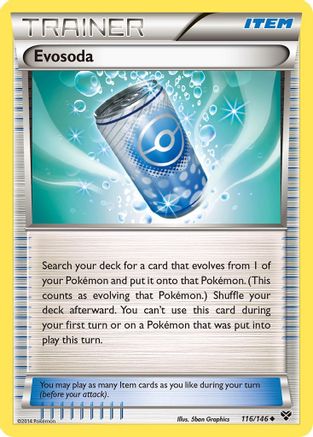 Evosoda 116/146 - XY Base Set Reverse Holofoil - Poke-Collect