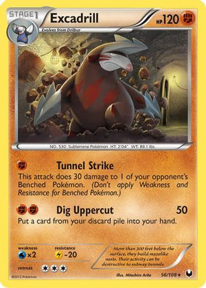 Excadrill (56) 56/108 - Dark Explorers - Poke-Collect