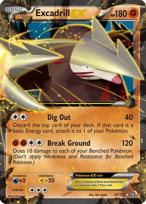 Excadrill EX 82/113 - Legendary Treasures Holofoil - Poke-Collect