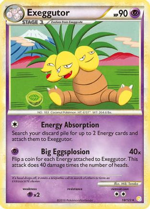Exeggutor 18/123 - HeartGold SoulSilver Reverse Holofoil - Poke-Collect