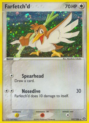 Farfetch'd 107/106 - Emerald Holofoil