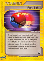 Fast Ball 124/144 - Skyridge - Poke-Collect
