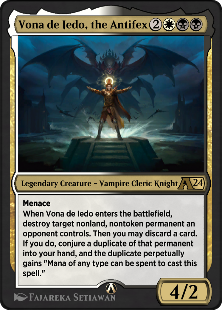Vona de Iedo, the Antifex (YOTJ-028) - Alchemy: Outlaws of Thunder Junction - Poke-Collect