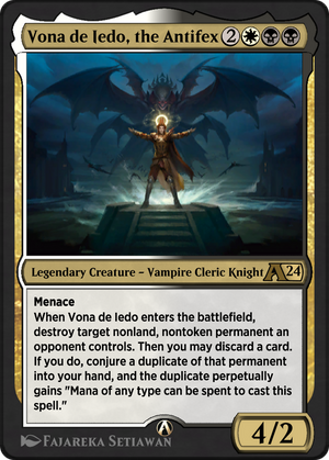 Vona de Iedo, the Antifex (YOTJ-028) - Alchemy: Outlaws of Thunder Junction - Poke-Collect