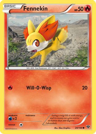 Fennekin 24/146 - XY Base Set - Poke-Collect