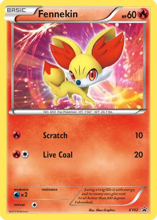 Fennekin XY02/211 - XY Promos Holofoil - Poke-Collect