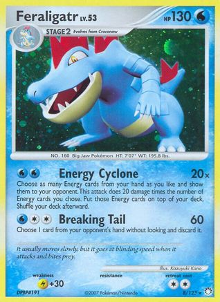 Feraligatr 8/123 - Mysterious Treasures Reverse Holofoil - Poke-Collect