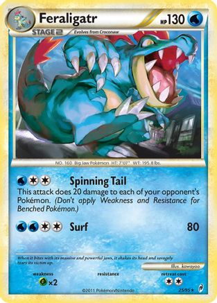Feraligatr 25/95 - Call of Legends Reverse Holofoil - Poke-Collect