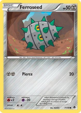 Ferroseed (71) 71/98 - Emerging Powers - Poke-Collect