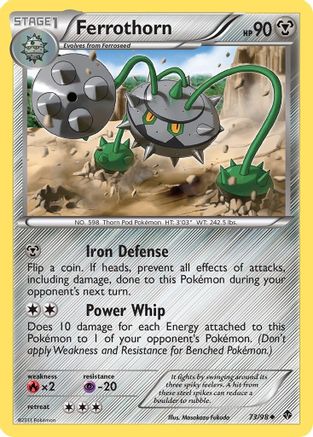 Ferrothorn (73) 73/98 - Emerging Powers - Poke-Collect