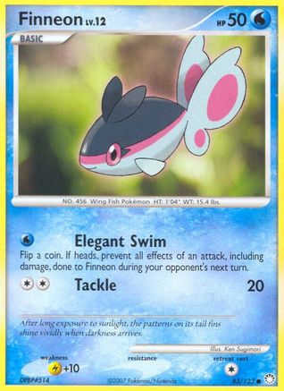 Finneon 83/123 - Mysterious Treasures Reverse Holofoil - Poke-Collect
