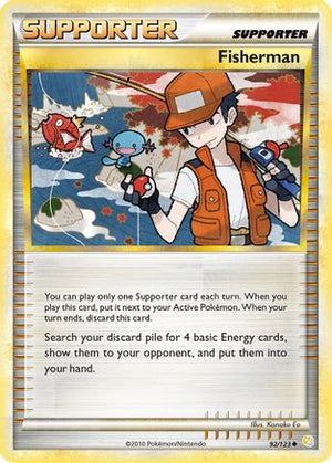 Fisherman 92/123 - HeartGold SoulSilver - Poke-Collect