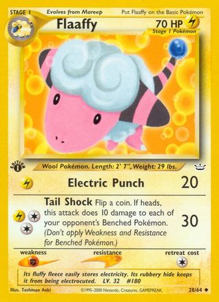 Flaaffy 28/64 - Neo Revelation 1st Edition - Poke-Collect
