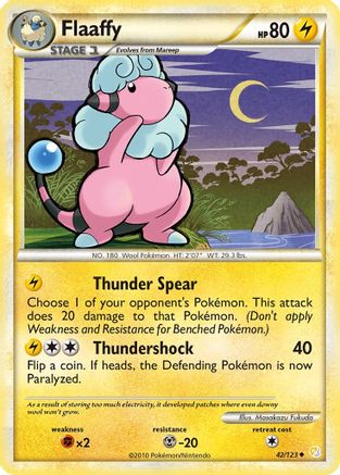 Flaaffy 42/123 - HeartGold SoulSilver - Poke-Collect