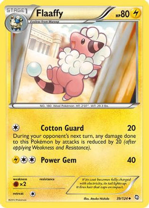 Flaaffy 39/124 - Dragons Exalted Reverse Holofoil - Poke-Collect