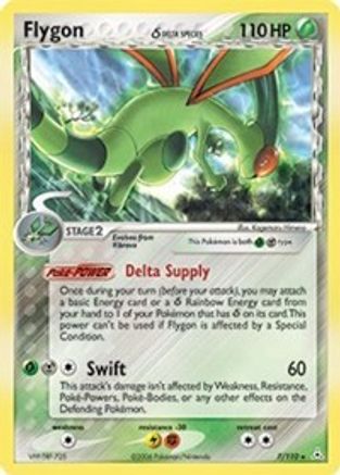 Flygon (Delta Species) 7/110 - Holon Phantoms Reverse Holofoil - Poke-Collect