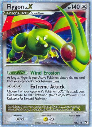 Flygon Lv.X 105/111 - Rising Rivals Holofoil - Poke-Collect